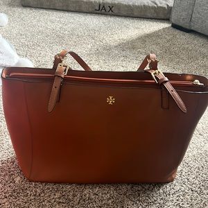 Brown Tory Burch tote